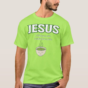 engraçado jesus e matcha, matcha verde T-Shirt