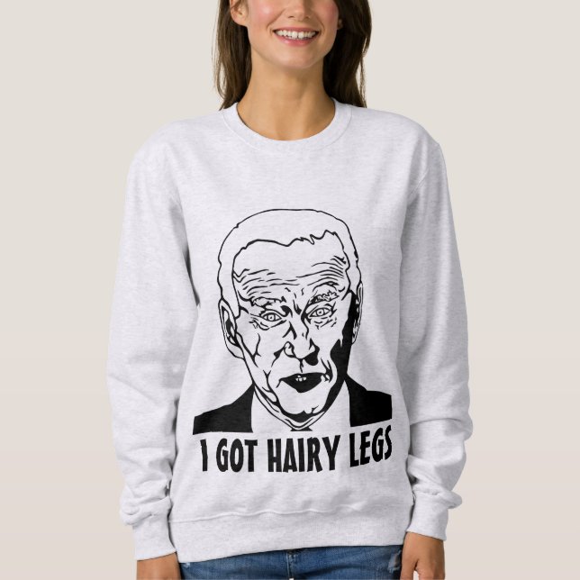 ENGRAÇADO JOE BIDEN HAITY LEGS T-SHIRTS (Frente)