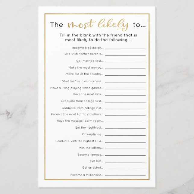 Engraçado jogo de Festa de formatura - É mais prov (Frente)