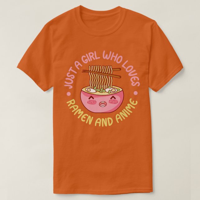 Engraçado Kawaii Japonês Camisa Para Animes E Ra (Frente do Design)
