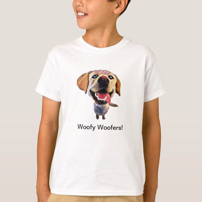 Engraçado Labrador Retriever Boys T-Shirt (Frente)