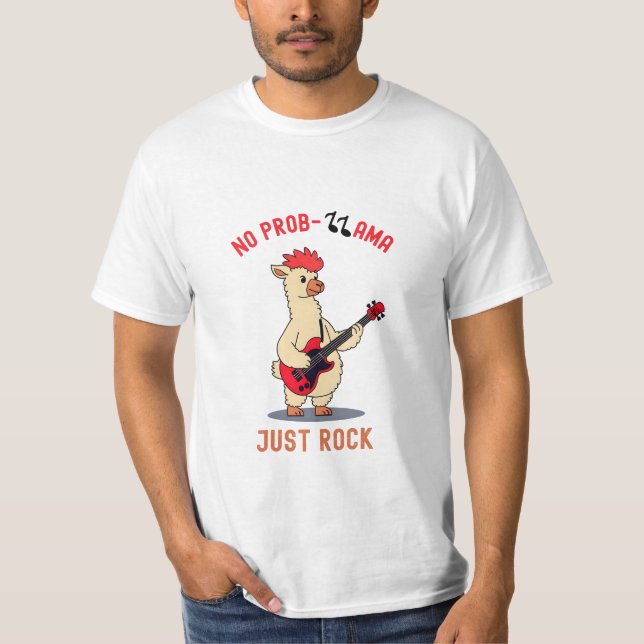 Engraçado lama T-Shirt (Frente)