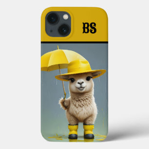 Engraçado Llama em Raízes de Chuva - Humor de Prai