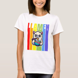 Engraçado Llama T-Shirt   Presentes Para Ela   Cut