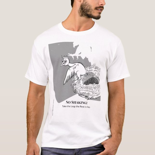 Engraçado me dê coragem para Cara T-Shirt (Frente)
