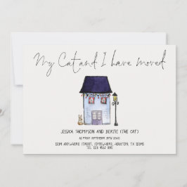 Engraçado Meu Gato e eu movemos o Cartão de Movime