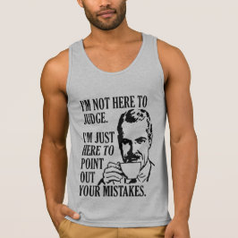 Engraçado "Não Aqui Para Julgar" camisas e jaqueta