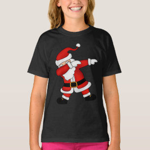 Engraçado Natal Papai Noel Dabbing T-Shirt