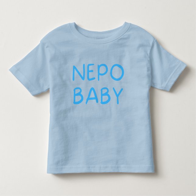 Engraçado Nepo Baby Toddler T-shirt (Frente)