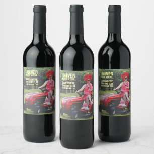 Engraçado Nunca Beber Rótulos De Vinho Sozinhos!
