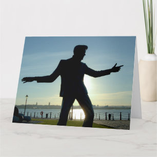 ENGRAÇADO OBRIGADO COM O CARTÃO RETRO GREETING