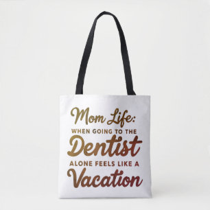 Engraçado Ocupado Mãe Tote Bag