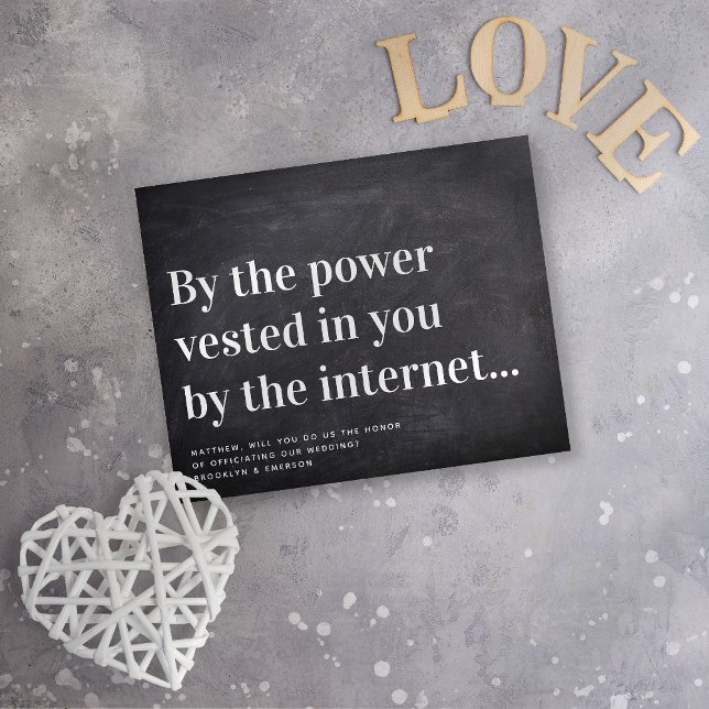 Engraçado Oficiente Proposta Casado Convite Nos (Criador carregado)