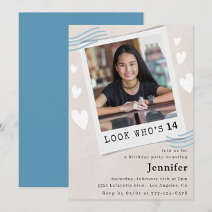 Engraçado Olha quem está fazendo convites para 14