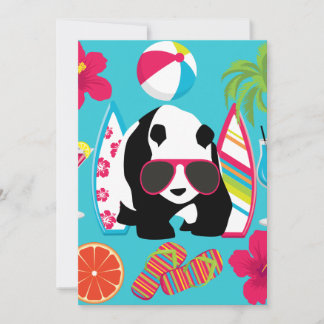 Engraçado Panda Bear Beach Bum Óculos de sol Legal