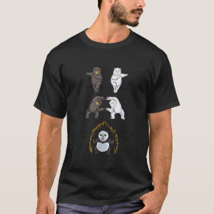 Engraçado Panda T Camisa Panda Fusion Shirt Cupa P