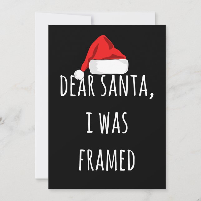 Engraçado Papais noeis Caros Eu fui incriminado de (Frente)