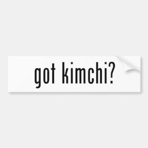 Engraçado "pegou kimchi?" Adesivo de Para-choque