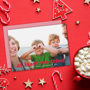 Engraçado Pelo Menos Testamos Com Cartão com fotos