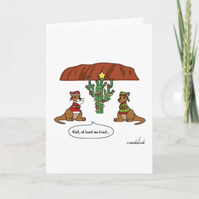 Engraçado, Pelo Menos Tivemos O Cartão De Natal (Frente)