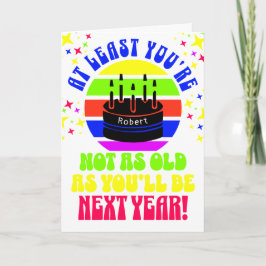 Engraçado, pelo menos você não está... Cartão Come