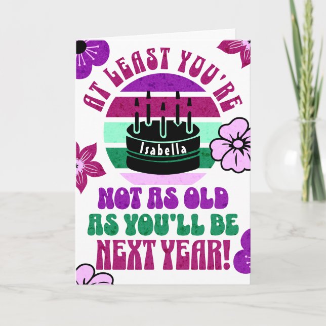 Engraçado, pelo menos você não está... Cartão Come (Frente)