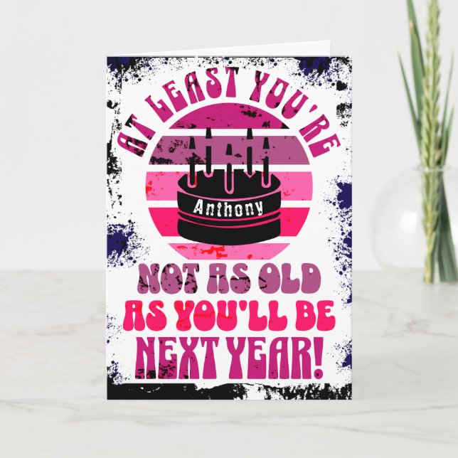 Engraçado, pelo menos você não está... Cartão Come (Frente)