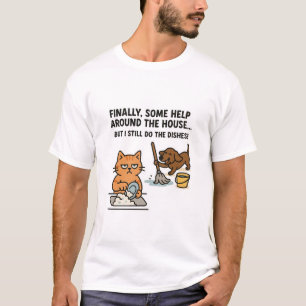 Engraçado Pet Chores T-Shirt