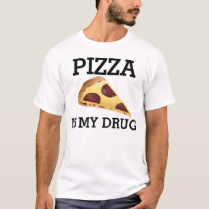 Engraçado PIZZA é minha Camisetas de camisetas D