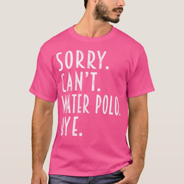 Engraçado Polo Água Oferece Presentes Desculpe Não (Frente)