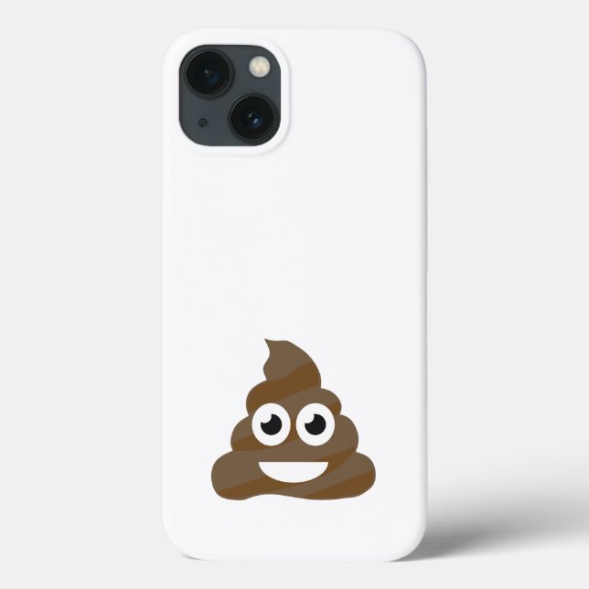 Engraçado Poop Emoji (Verso)