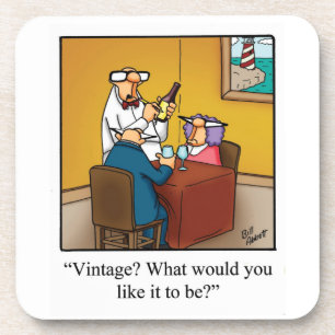 Engraçado Porta copos de humor com vinho, com "Esp