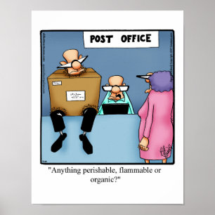 Engraçado Postar o Office Mail Humor Poster