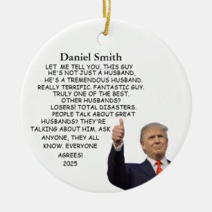 Engraçado Presente Para Enfeites de natal Marido
