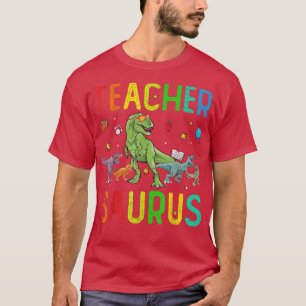 Engraçado Professor Dinossauro Camisa Teachersauru