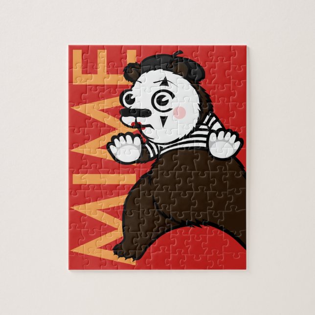 ENGRAÇADO QUEBRA-CABEÇA DO MIME BEAR MIME (Vertical)