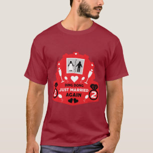 Engraçado recem casados de novo T-Shirt