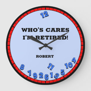 Engraçado Reformado Relógio Grande