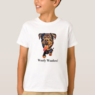 Engraçado Rottweiler Boys T-Shirt