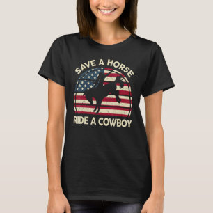 Engraçado Salve Uma Camisa De Camiseiros De Cavalo