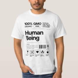 Engraçado ser humano - Camisa T - Orgânica, livre