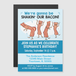 Engraçado Shakin' Nosso Convite de aniversário B