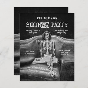 Engraçado Skeleton Gothic RIP para seu orçamento d