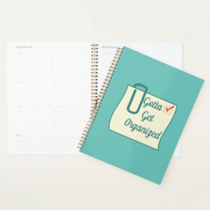 Engraçado Ter Que Organizar O Planejador Verde Da