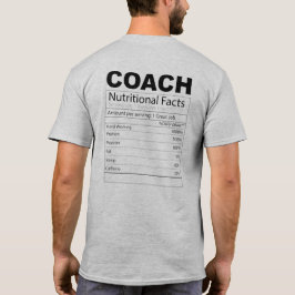 Engraçado Treinador Nutrição Fala T-shirt 