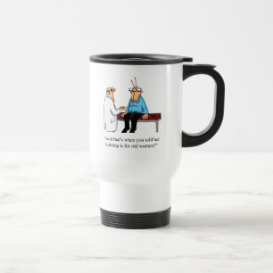 Engraçado tricotar Presente de Caneca de viagem H