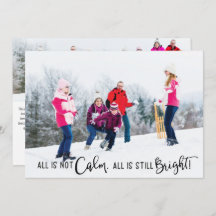 Engraçado Tudo não é Cartão com fotos de Férias Ca