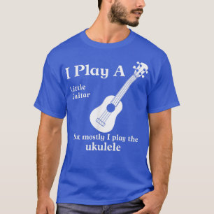 Engraçado Ukulele Camiseta Músico Pequeno Violão 9
