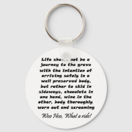 Engraçado único com presentes de chaveiro de anive