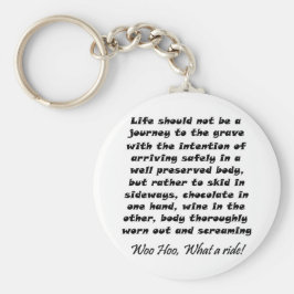 Engraçado único com presentes de chaveiro de anive